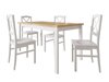 Eetkamerset Victorville 281 (Wit + Artisan eiken)