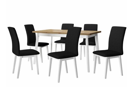 Spisestuesæt Victorville 285 (Artisan eg + Hvid)