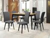Set de mese Victorville 292 (Stejar artizan + Negru)