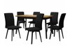 Spisestuesæt Victorville 292 (Sonoma eg + Sort)