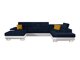 Kutna garnitura Comfivo Ruta IV (Soft 017 + Uttario Velvet 2967 + Uttario Velvet 2959)