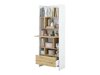 Boekenkast Concept Lenart V (Wit + Artisan eiken)