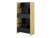 Boekenkast Concept Lenart XI (Artisan eiken + Zwart)