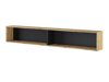 Wandplank Concept Lenart III (Artisan eiken + Zwart)