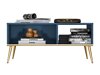 Sofabord Flonovu 106 (Mørkeblå + Gylden)
