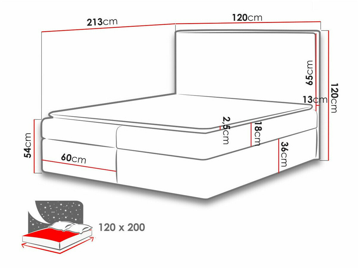 Boxspring Butyrum (Muna 05)