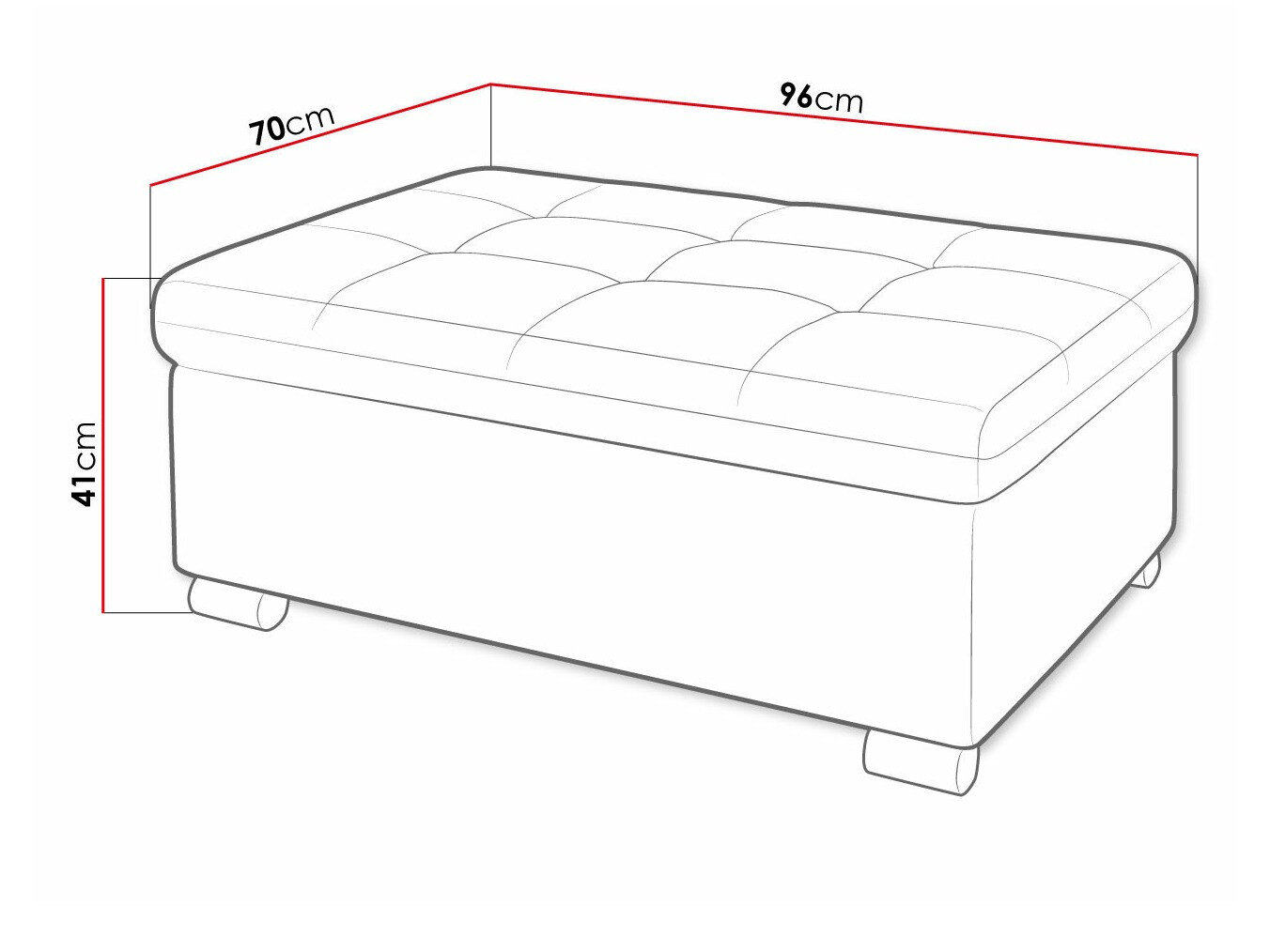 Polstret bænk Comfivo Gemma I (Horton 204.01)