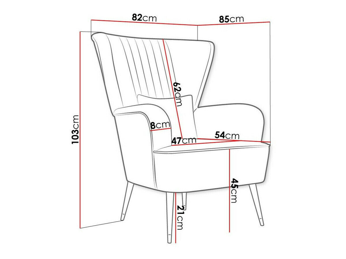 Lænestol Orem 111 (Magic Velvet 2225)