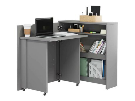 Hjørneskrivebord Concept Pro Lenart Levfere 156 (Grå)