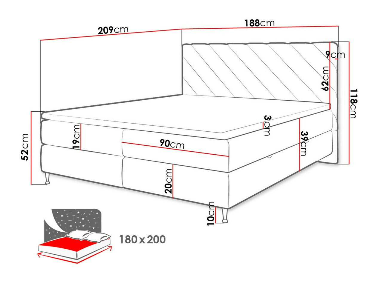Kontinentalseng ComfiDream 176 (Fresh 1)