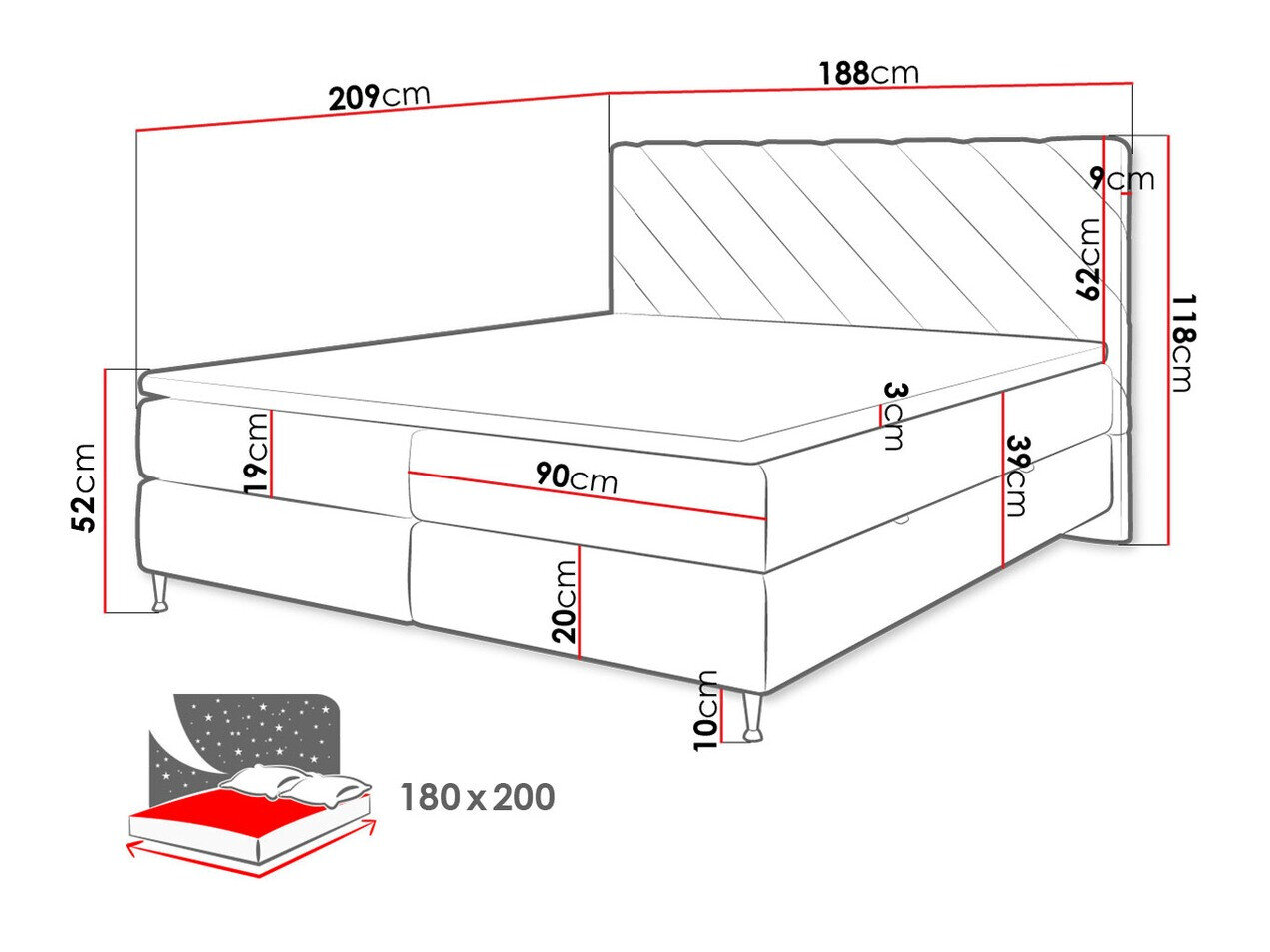 Kontinentalseng ComfiDream Onaona (Fresh 11)
