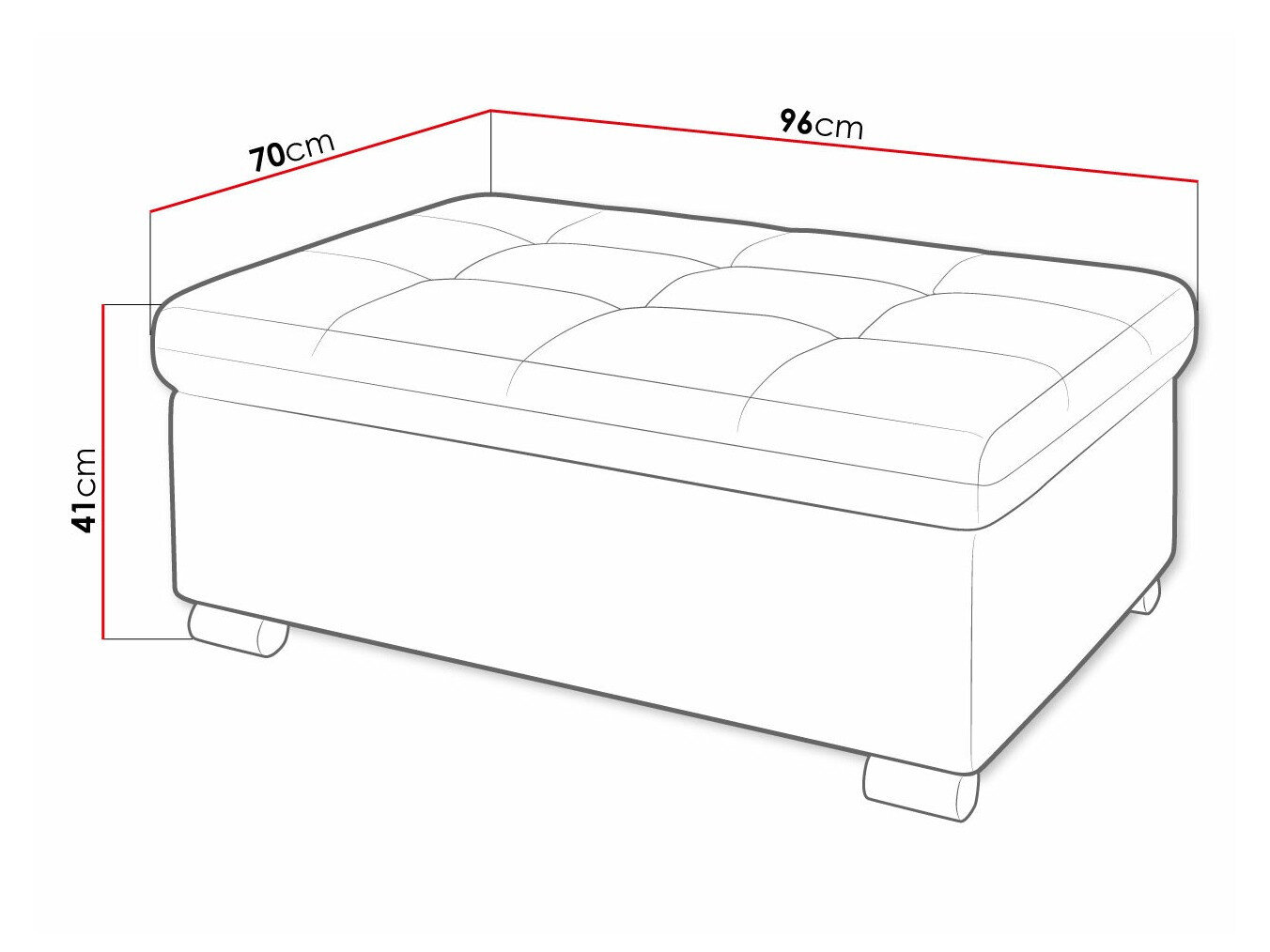 Polstret bænk Comfivo 118 (Poso 110)