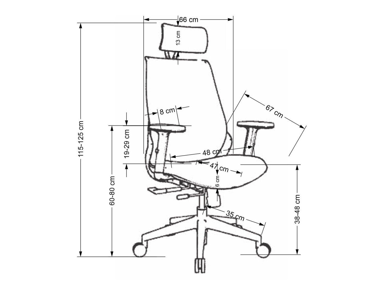 Kontorstol Houston 1417