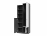 Boekenkast Omaha F116 (Grafiet + Grijs)