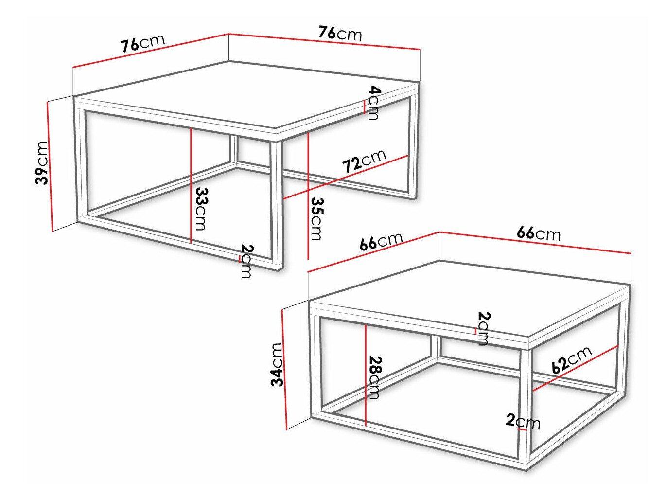 Sofabordssæt Oswego 102 (Hvid marmor + Gylden)