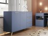 Commode Rosa (Bleu + Doré)