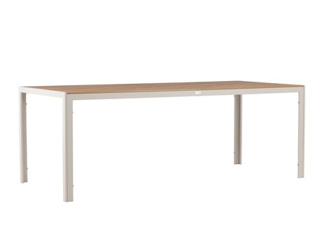Kerti asztal Dallas 3890 (Bézs + Világos fa)