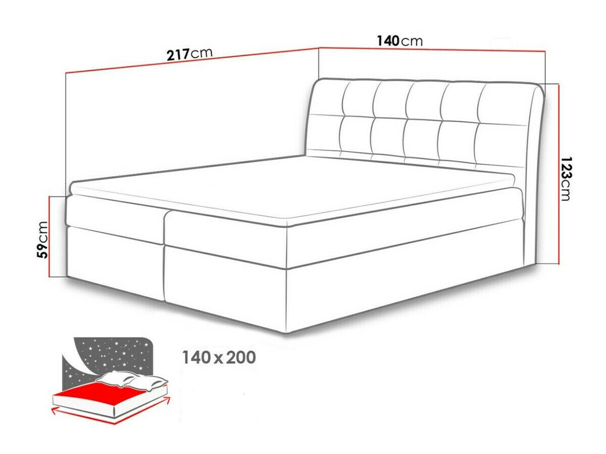 Boxspring Campania (Soft 011)