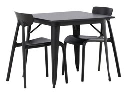Eetkamerset Dallas 3896 (Zwart)