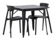 Eetkamerset Dallas 3896 (Zwart)