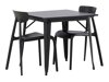 Eetkamerset Dallas 3896 (Zwart)