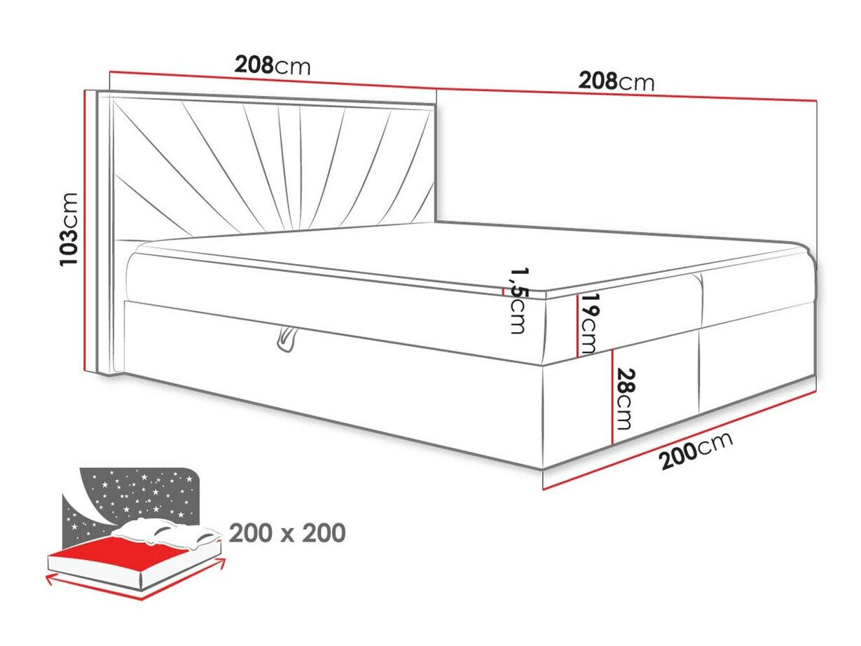 Boxspring Navis (Faro 20)