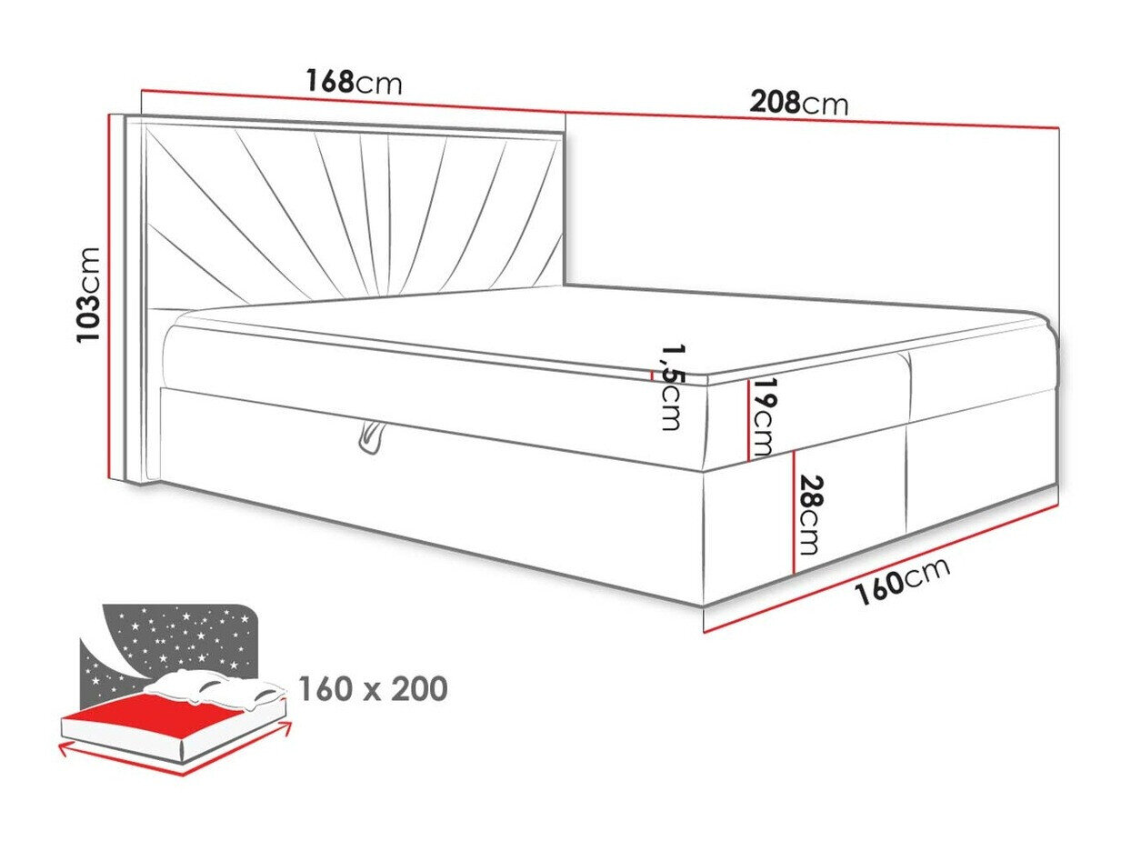 Boxspring Navis (Faro 5)