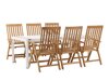 Tafel en stoelen set Dallas 3908