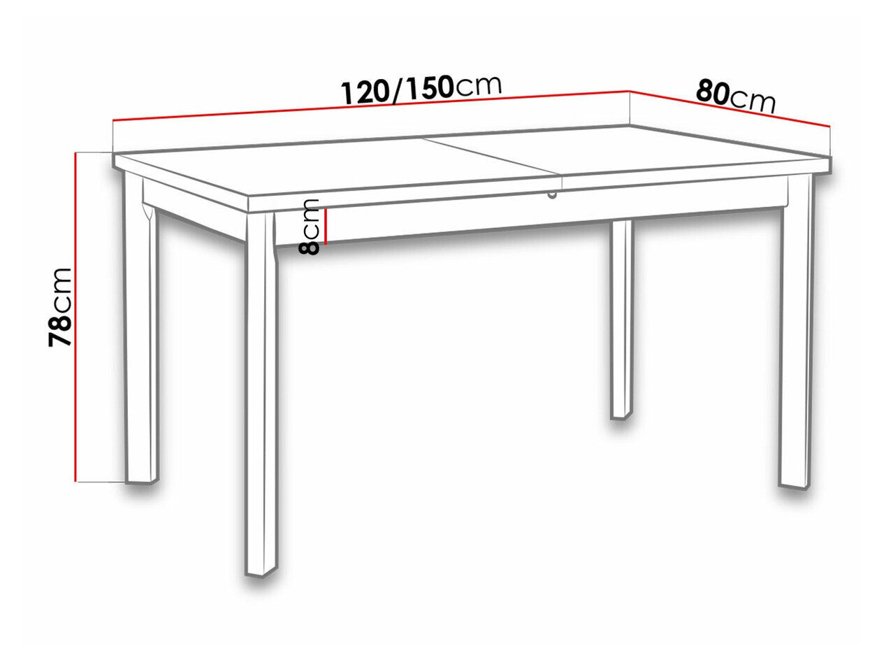 Table Victorville 131 (Noix)
