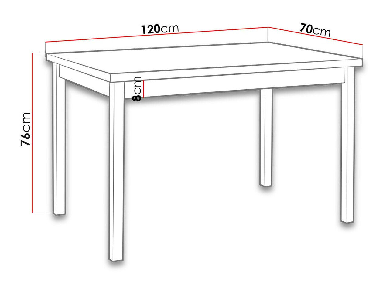 Tafel Victorville 119 (Sonoma eik)