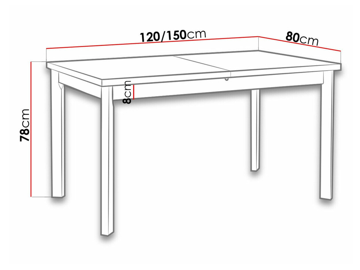Tafel Victorville 131 (Wit)