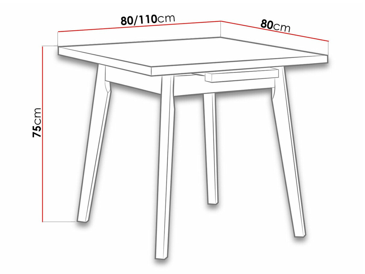 Tafel Victorville 183 (Sonoma eik)