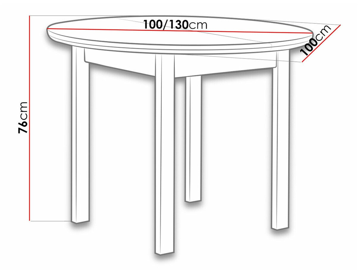 Tafel Victorville 107 (Wit)