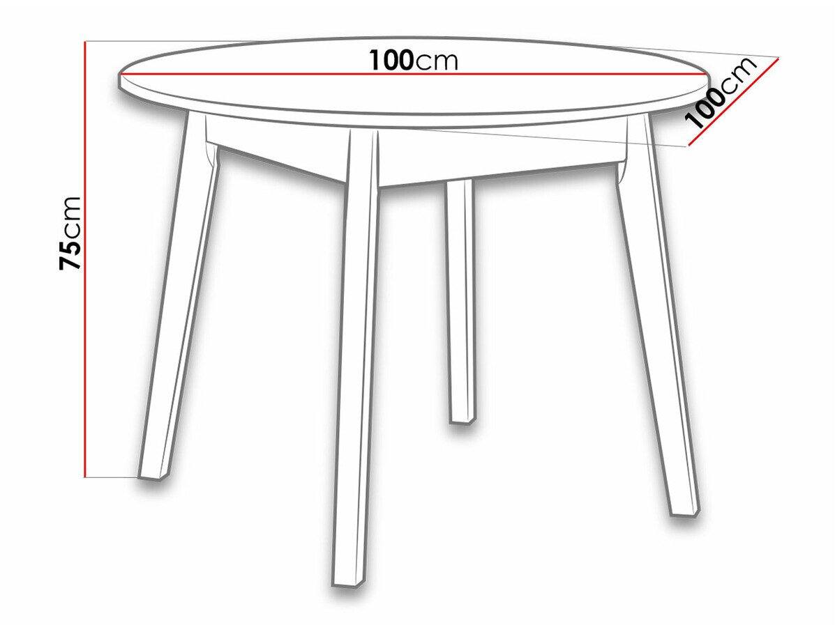 Tafel Victorville 128 (Wit)