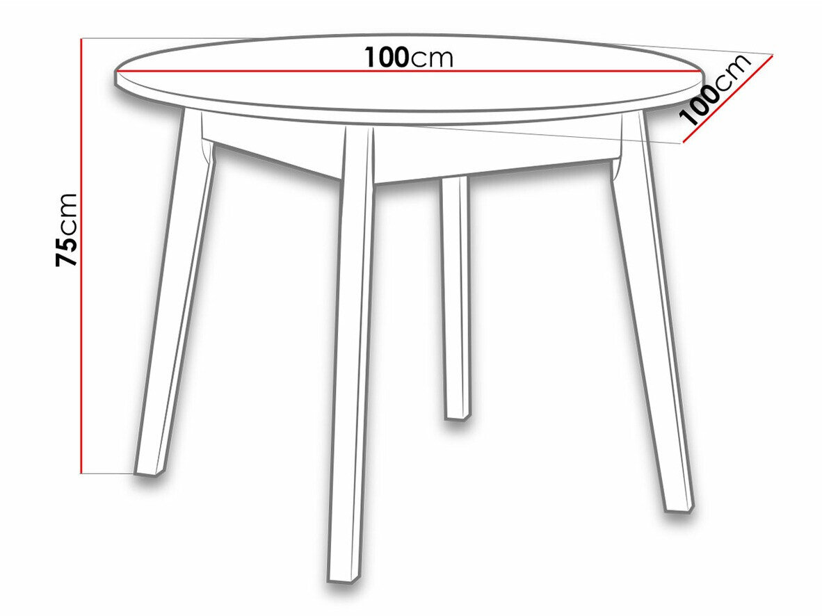 Tafel Victorville 128 (Wit)