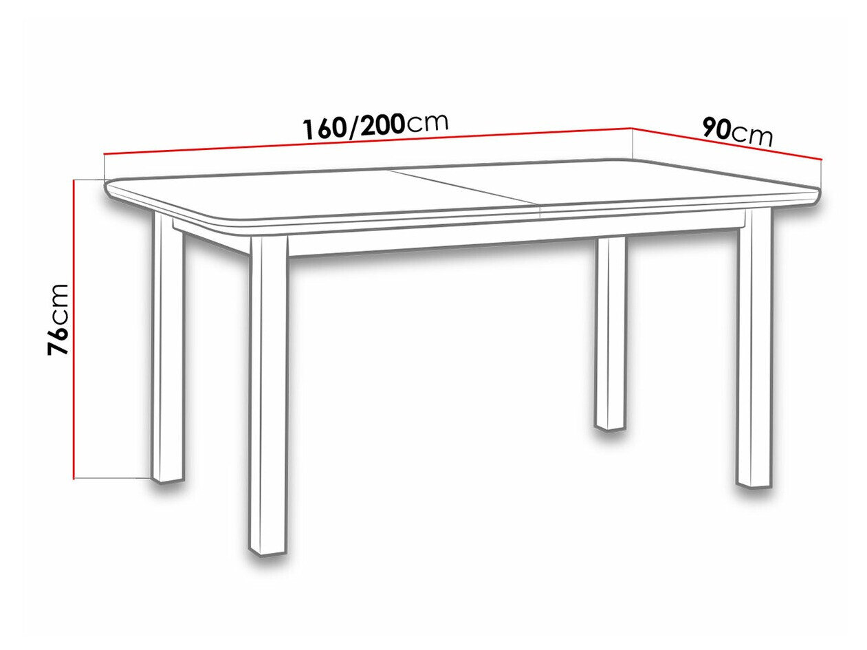 Table Victorville 118 (Noix)