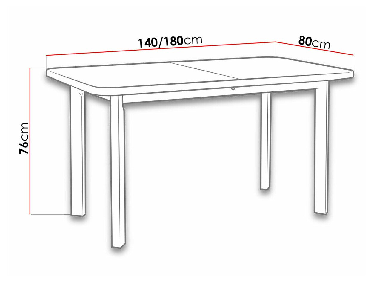 Table Victorville 133 (Noix)