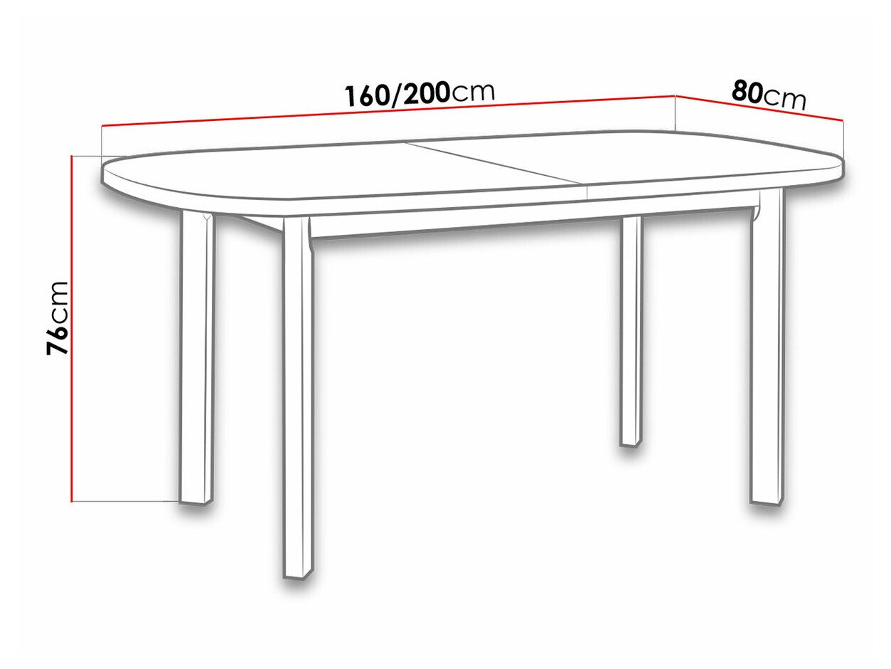 Table Victorville 182 (Noix)