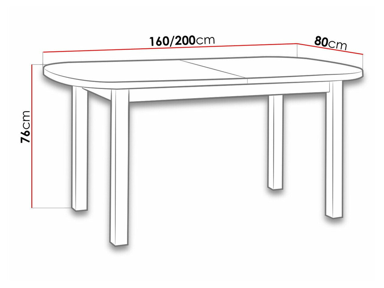 Tafel Victorville 121 (Wit)
