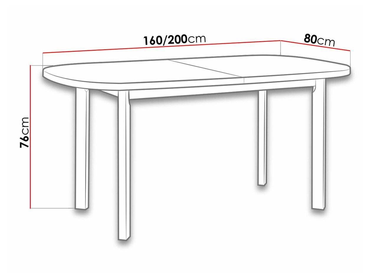 Tafel Victorville 182 (Sonoma eik)
