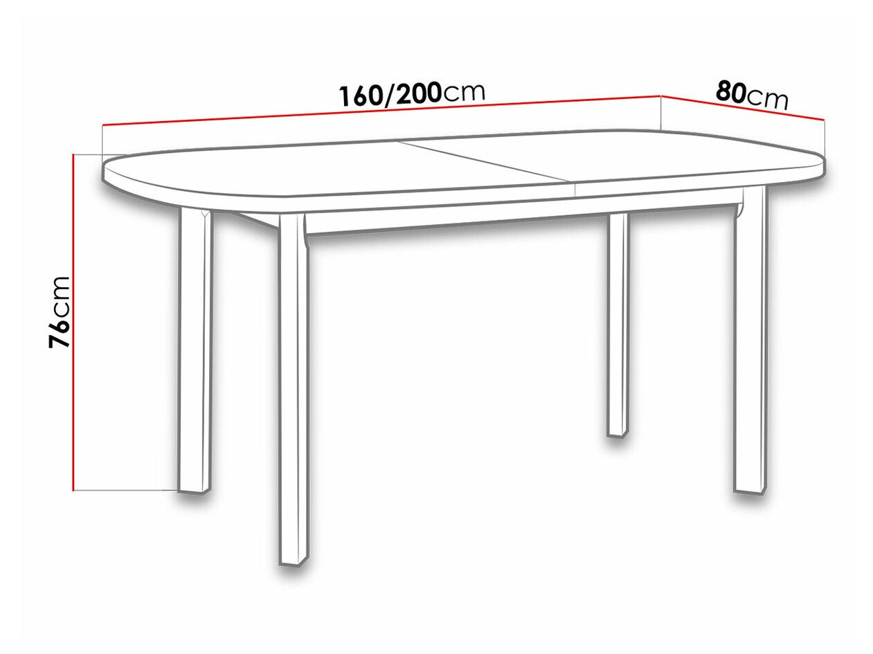 Tafel Victorville 182 (Wit)