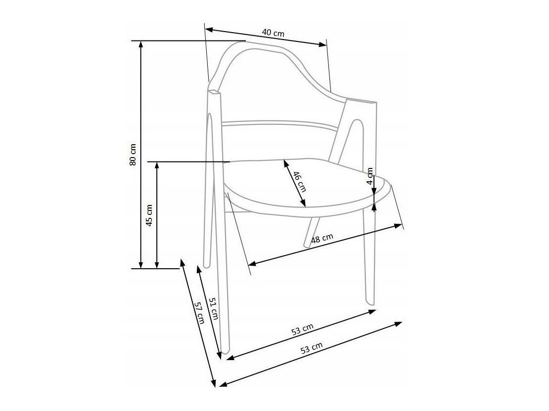 Stol Houston 1434 (Grå)