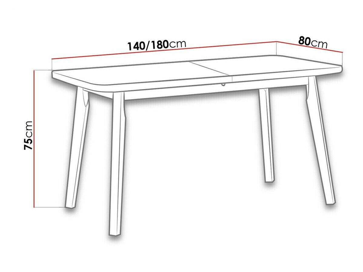 Tafel Victorville 130 (Artisan eiken)
