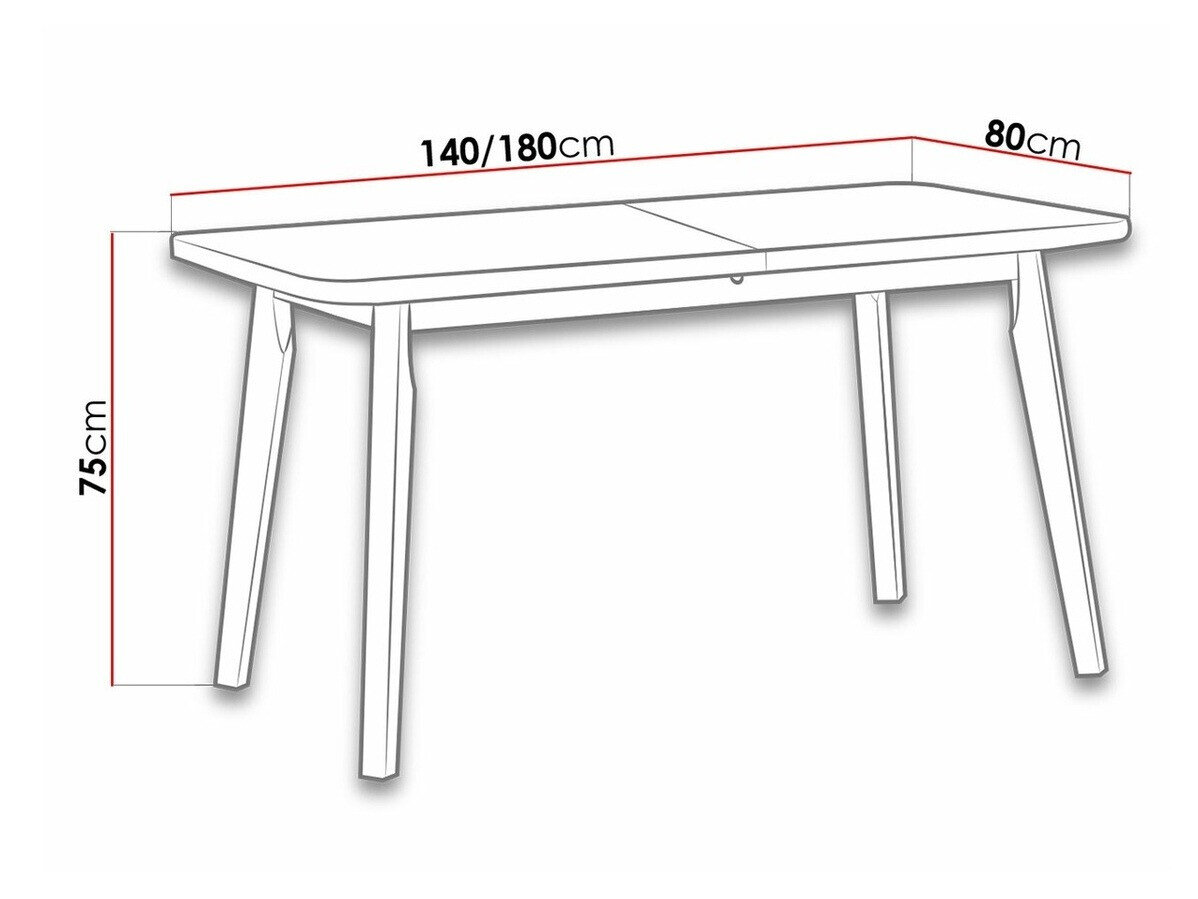 Tafel Victorville 130 (Sonoma eik)