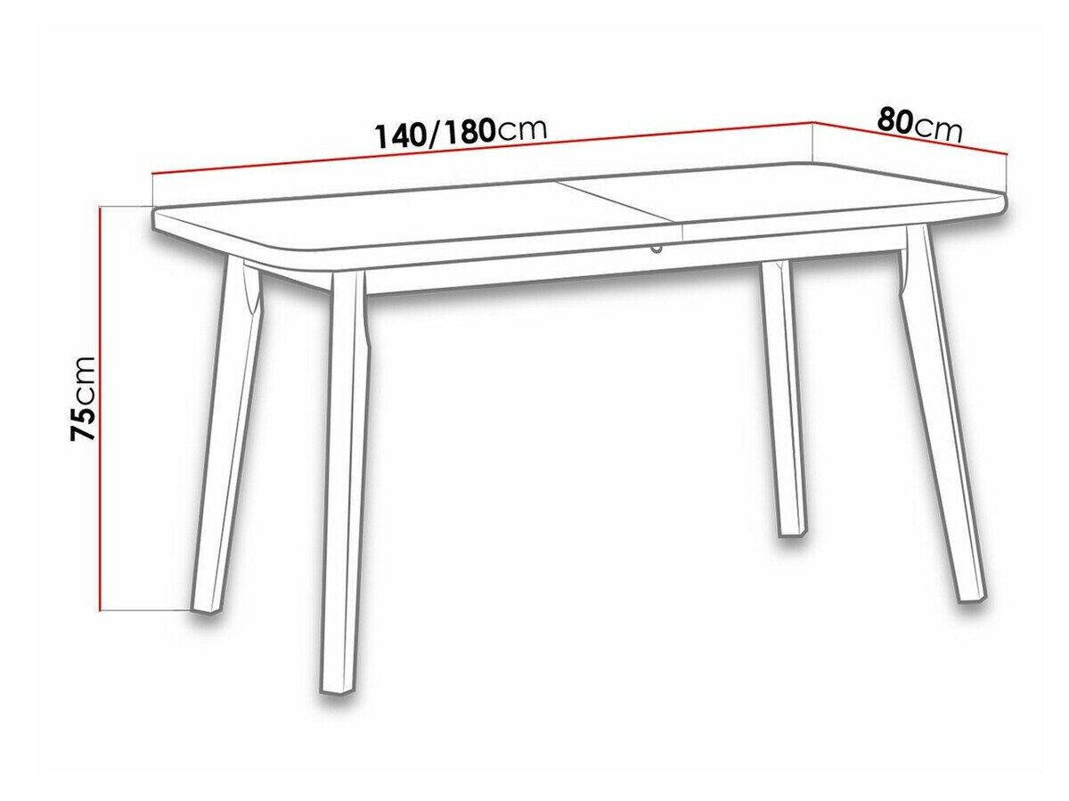 Tafel Victorville 130 (Wit)