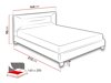 Bed Comfivo 327 (Beige)