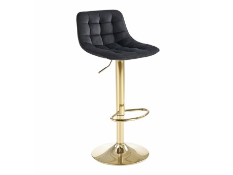 Barstol Houston 1441 (Sort + Gylden)