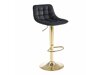 Scaun bar Houston 1441 (Negru + Auriu)
