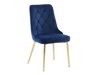 Eetkamerset Dallas 1256 (Blauw + Gouden)