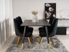 Set de mese Dallas 1256 (Negru + Auriu)